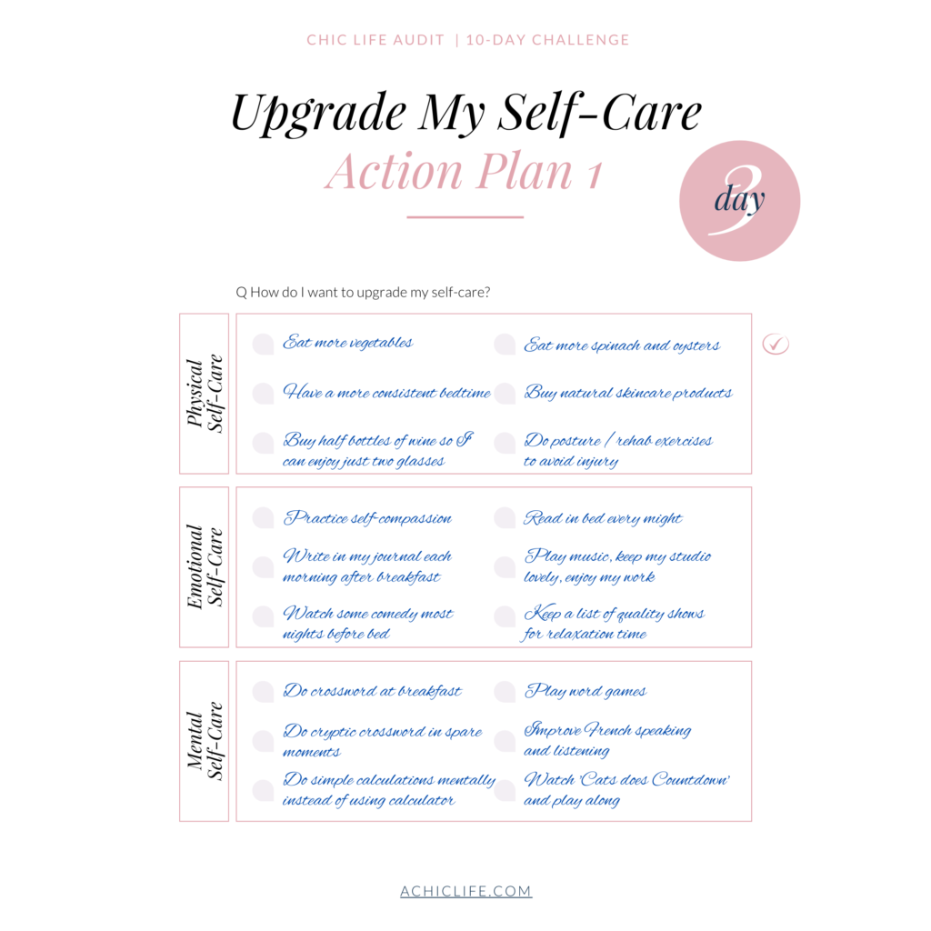 Upgrade My Self-Care